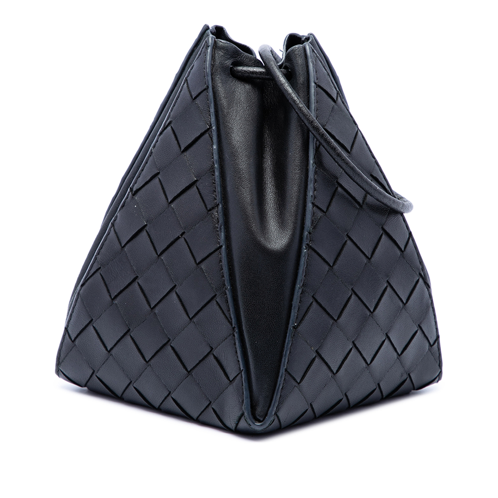 Pre-Loved Bottega Veneta Intrecciato Mini Knot Bucket Bag